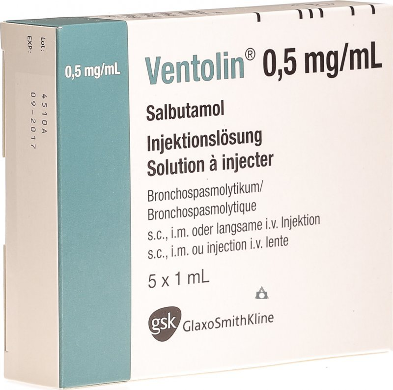 Prix salbutamol injectable