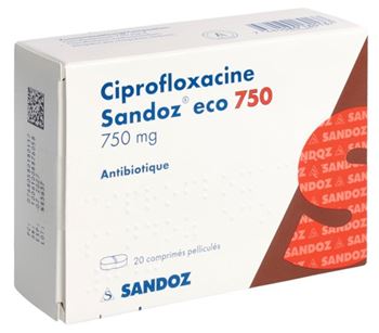 Ciprofloxacin Sandoz 750 Mg