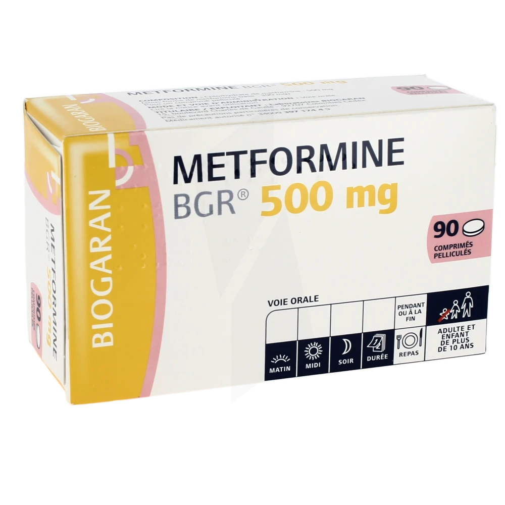 Metformin 500 Mg Prix