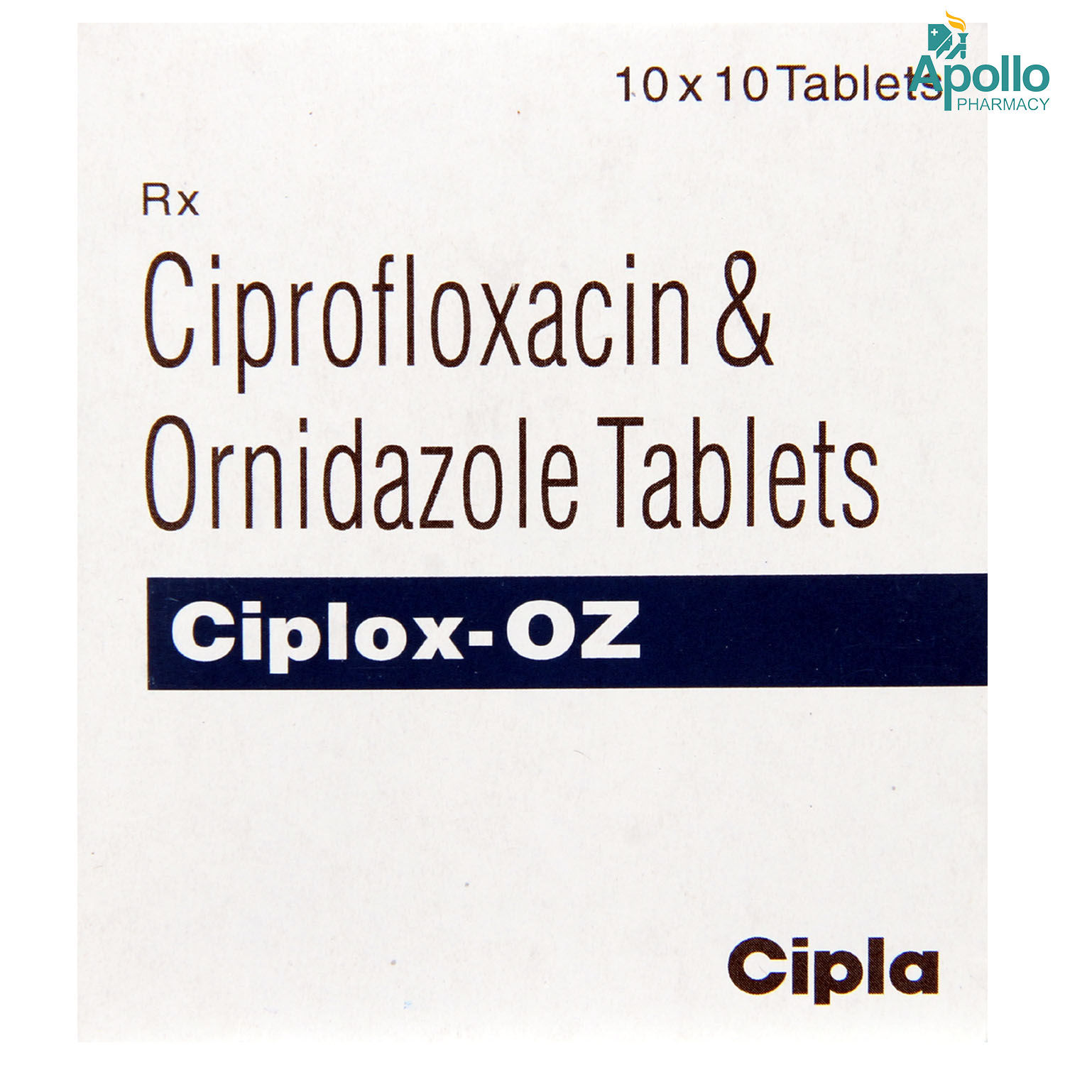 ciprofloxacin 500mg & ornidazole 500 mg