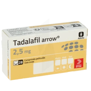 Tadalafil 2.5 mg avis