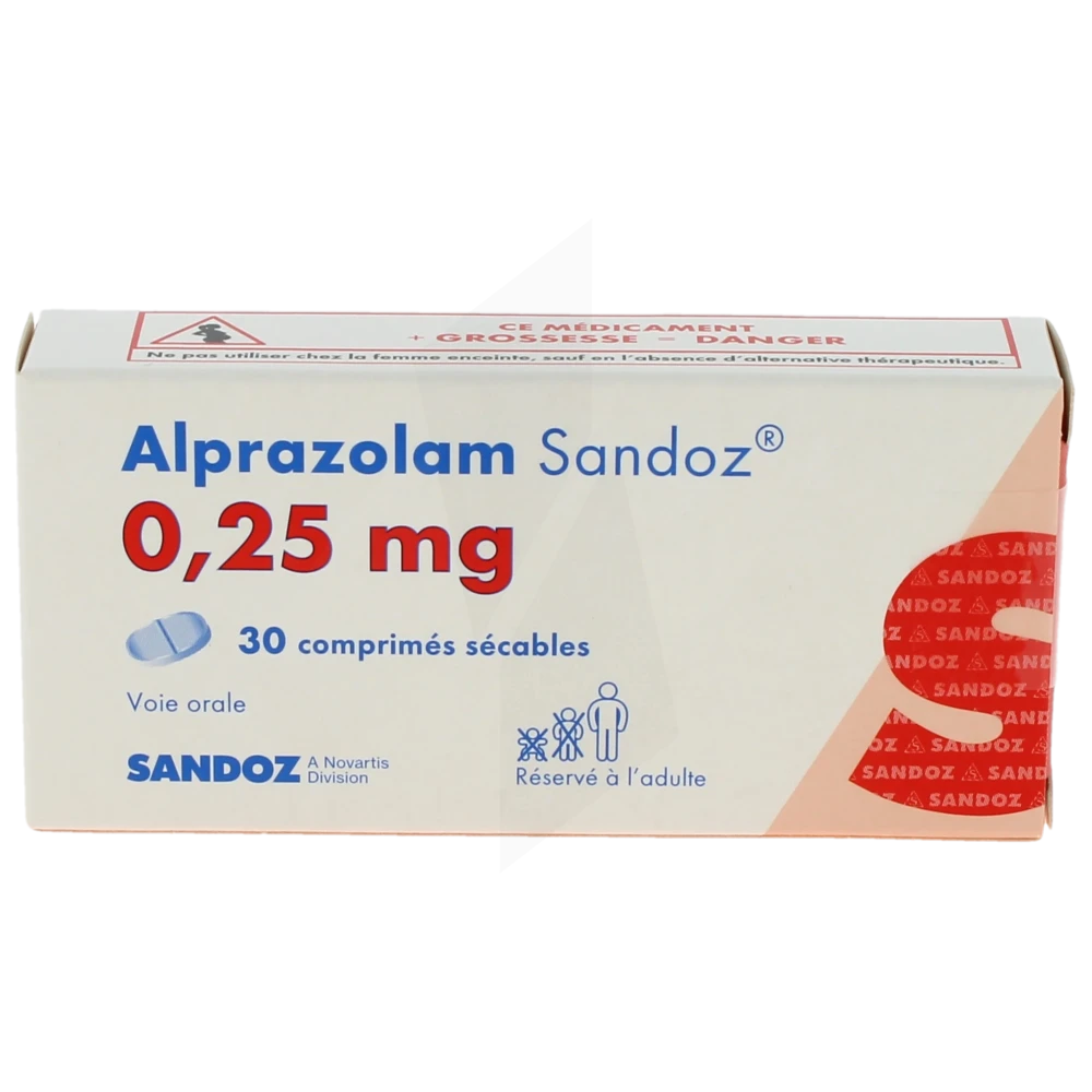 Alprazolam 0.25 Prix