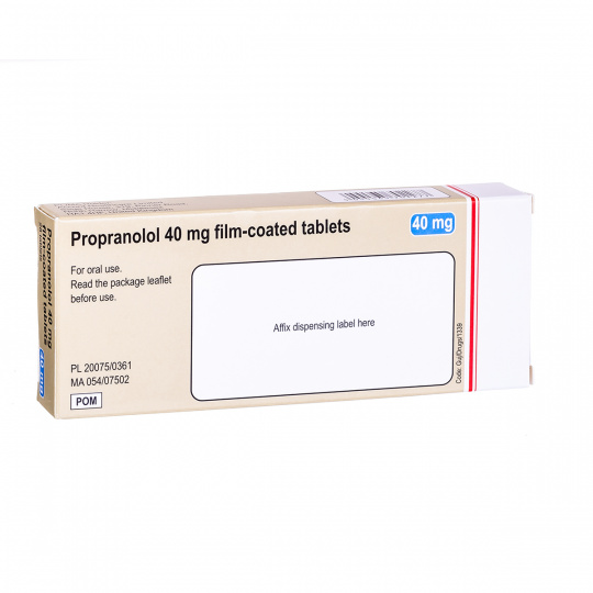 propranolol 40 mg accord cpr 50