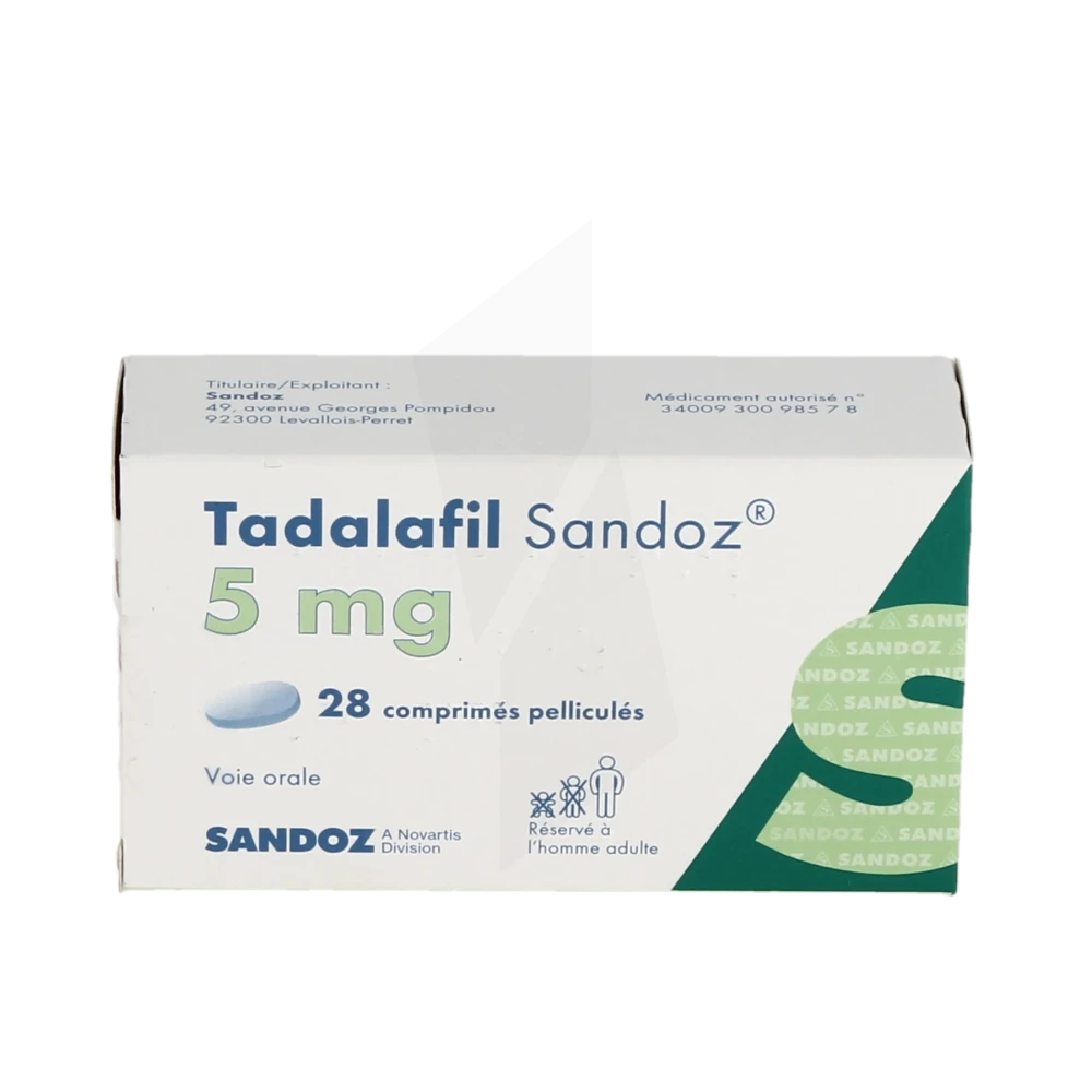 prix du médicament tadalafil