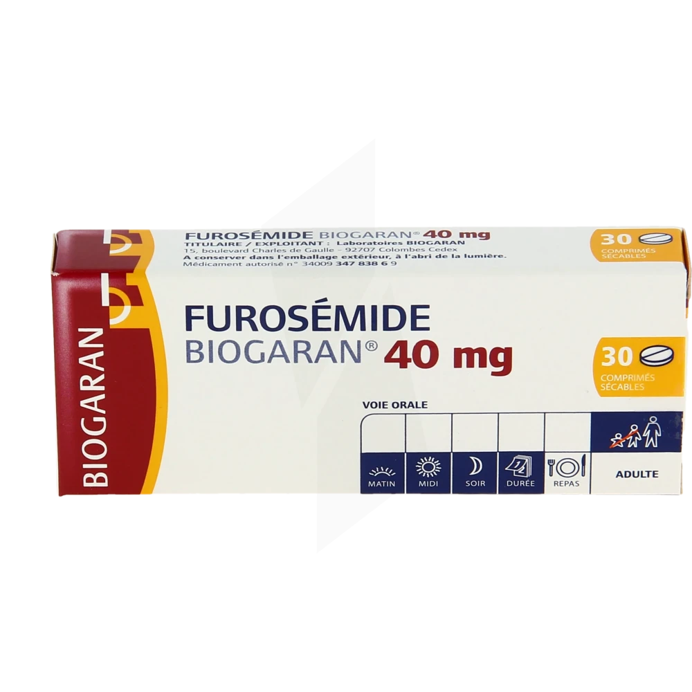 Furosemide medicament prix