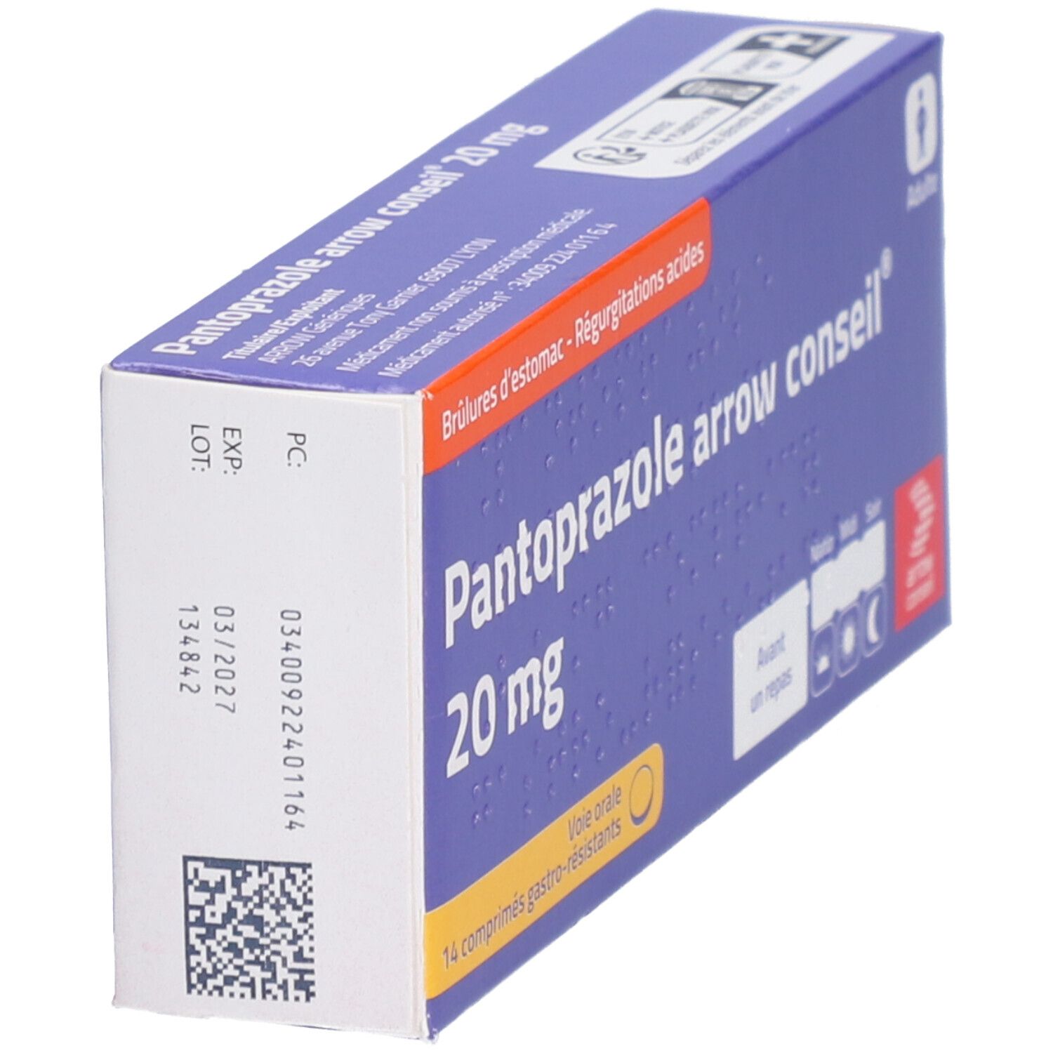 Generique prednisolone arrow 20 mg