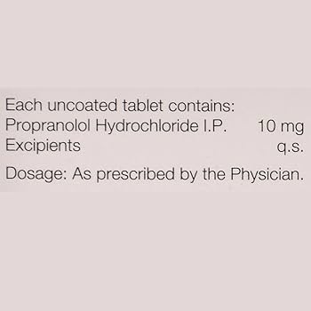 Inderal 10 mg compendium