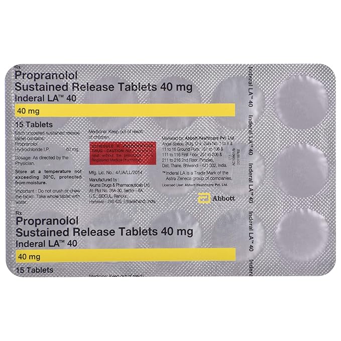 inderal la 40 mg