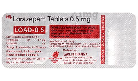 Lorazépam 0.5mg