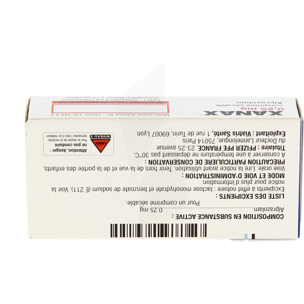 medicament generique alprazolam