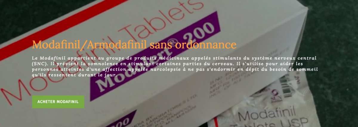modafinil comment acheter