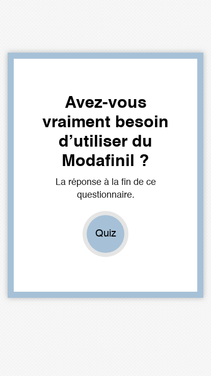 Modafinil légal en france