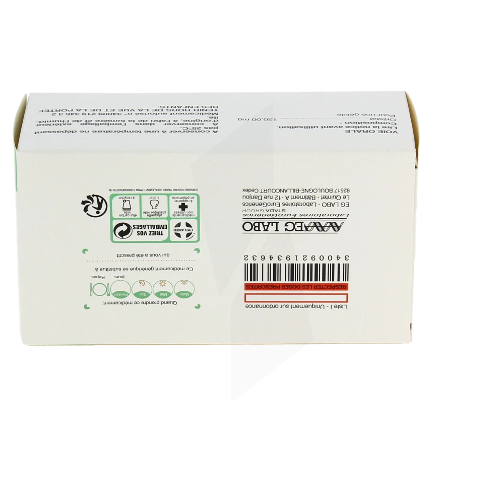 Orlistat teva 120 mg prix