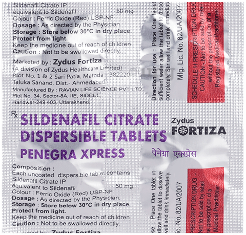 Penegra Xpress 25 Mg