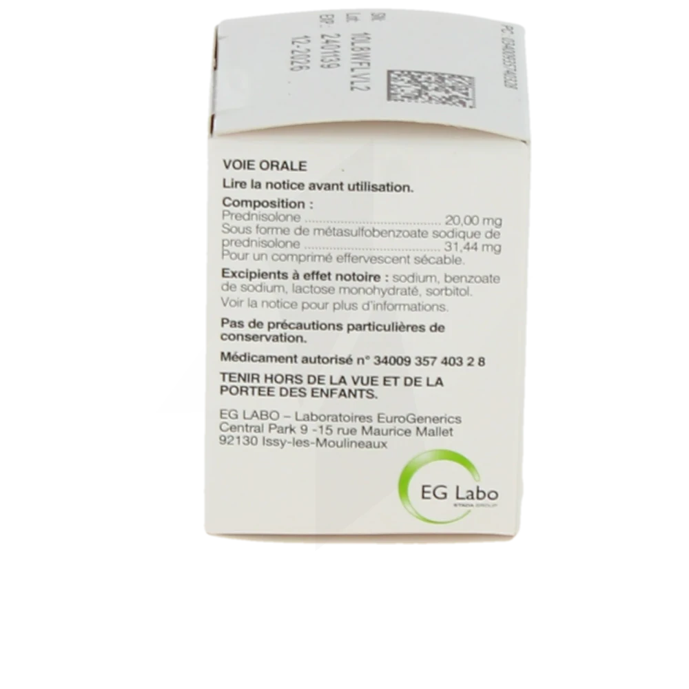 Prednisolone Pas Cher