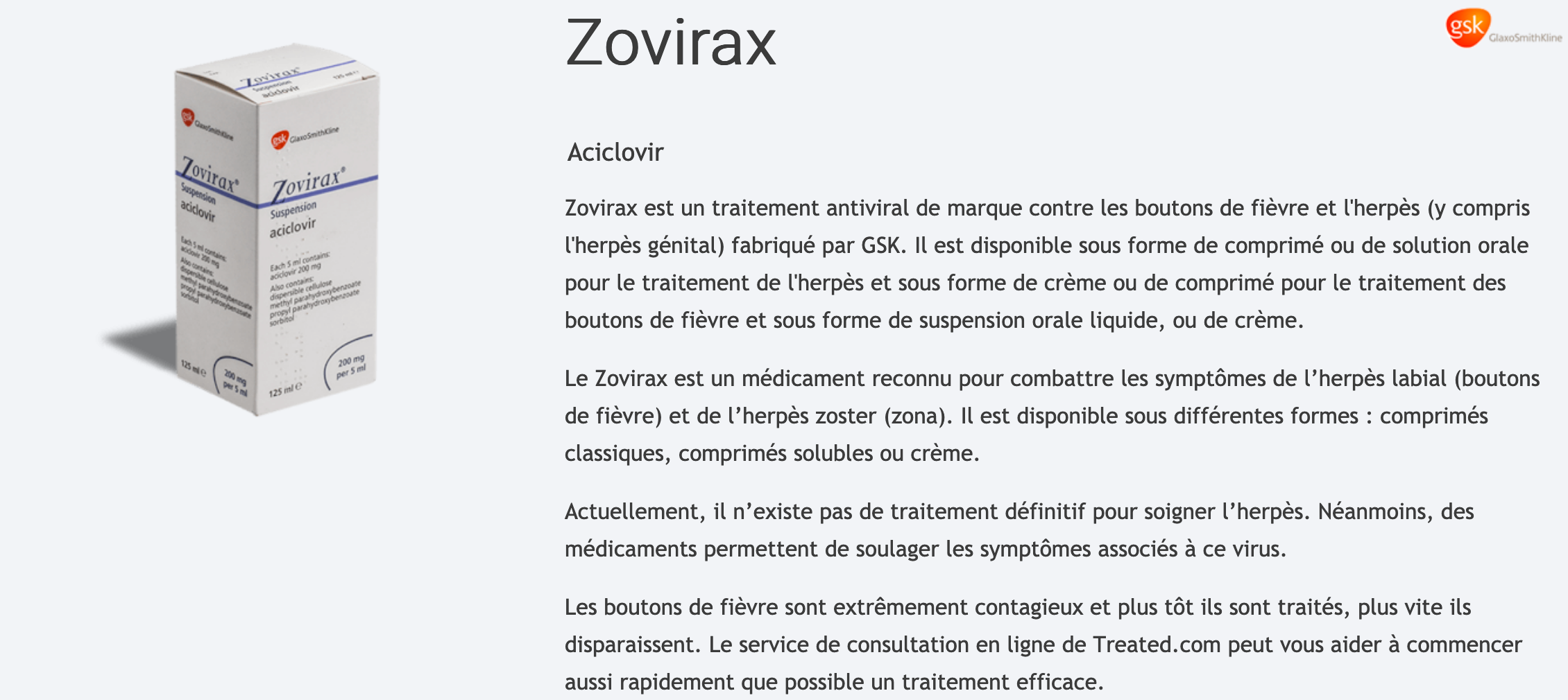 Prix du zovirax creme
