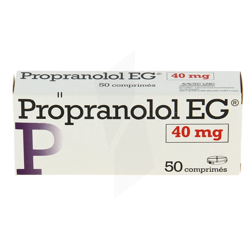 Prix Pour Propranolol