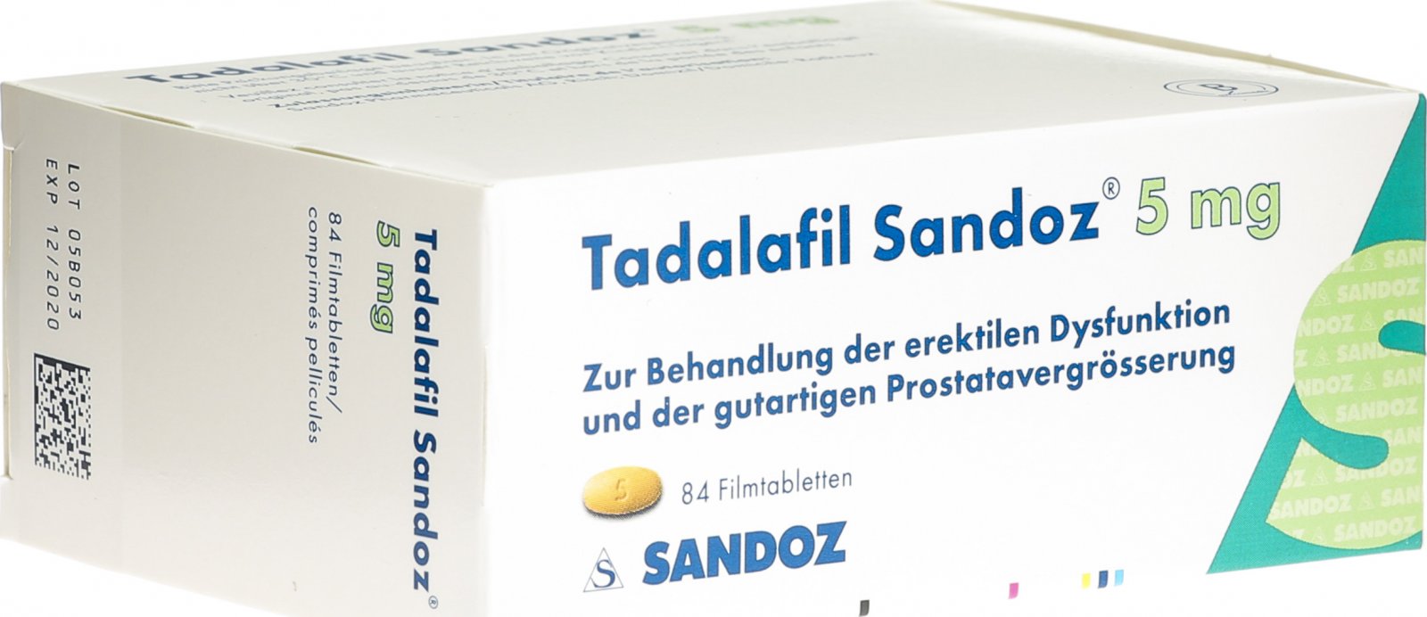 Prix Tadalafil 5 Mg Comprimé Pelliculé Boîte De 84