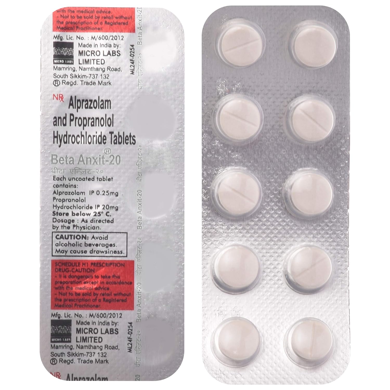 propranolol 10 mg mexico