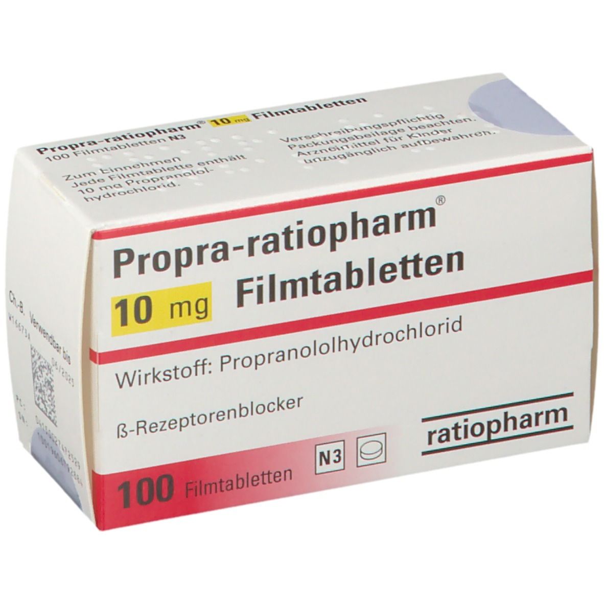 Propranolol 2x 20 mg