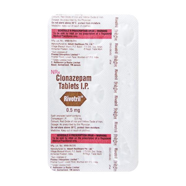 rivotril de 0.5 mg
