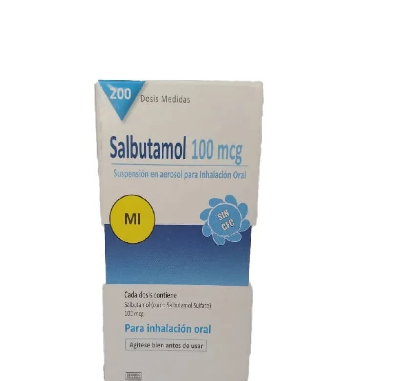 Salbutamol De 100 Mcg
