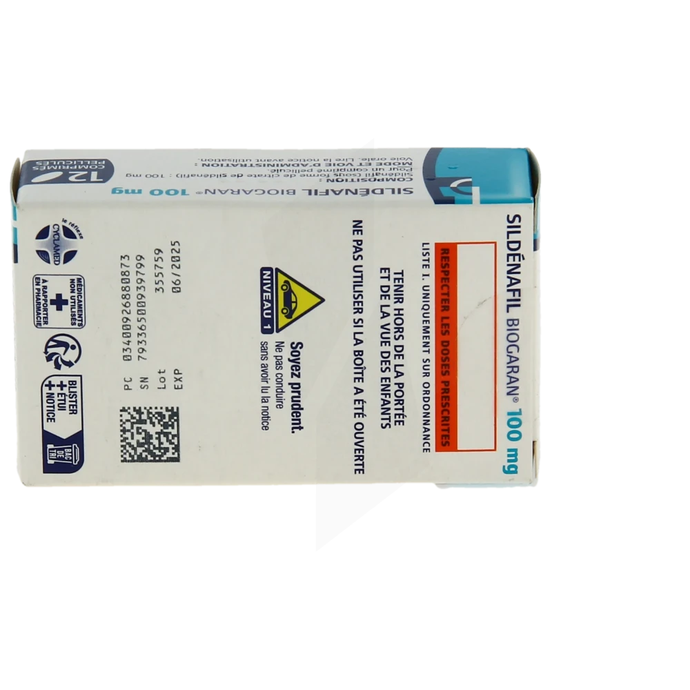Sildenafil 100mg biogaran