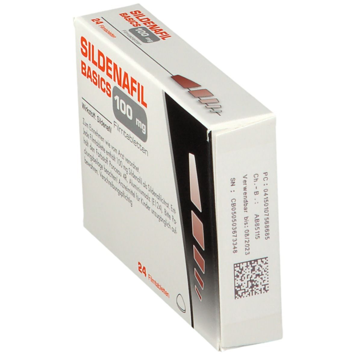 Sildenafil 100mg boite de 24