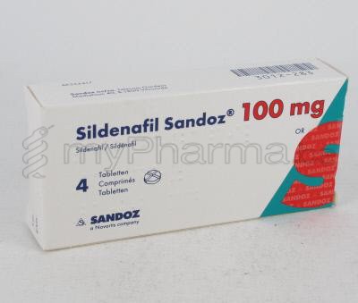 sildenafil sandoz 100mg prix