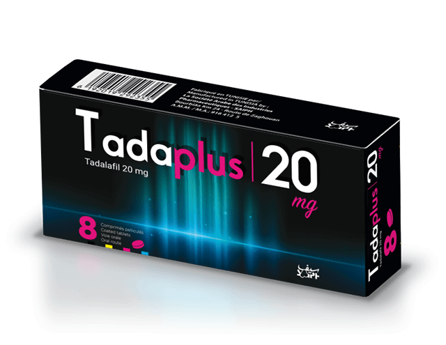 Tadalafil 20 mg 8 comprimés