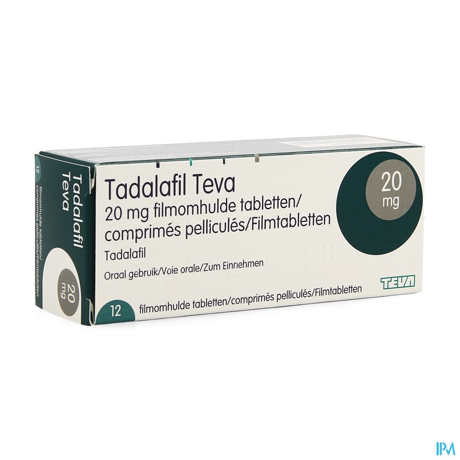 tadalafil 20 mg teva