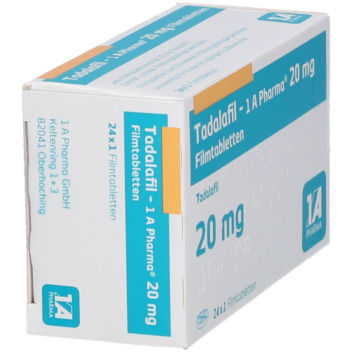 Tadalafil 20mg Boîte De 8
