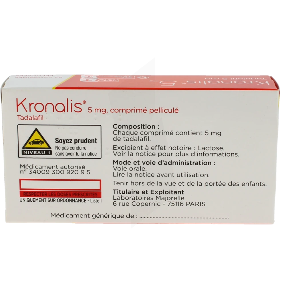Tadalafil 5 Mg Generique