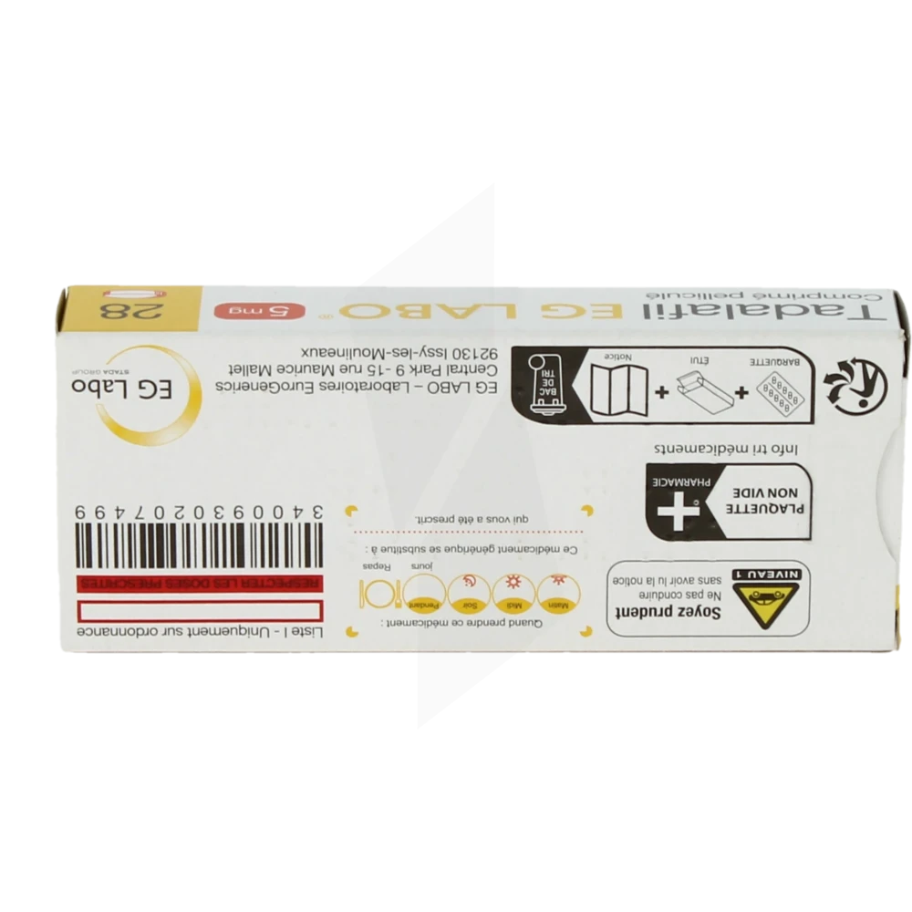 Tadalafil biogaran 5 mg prix