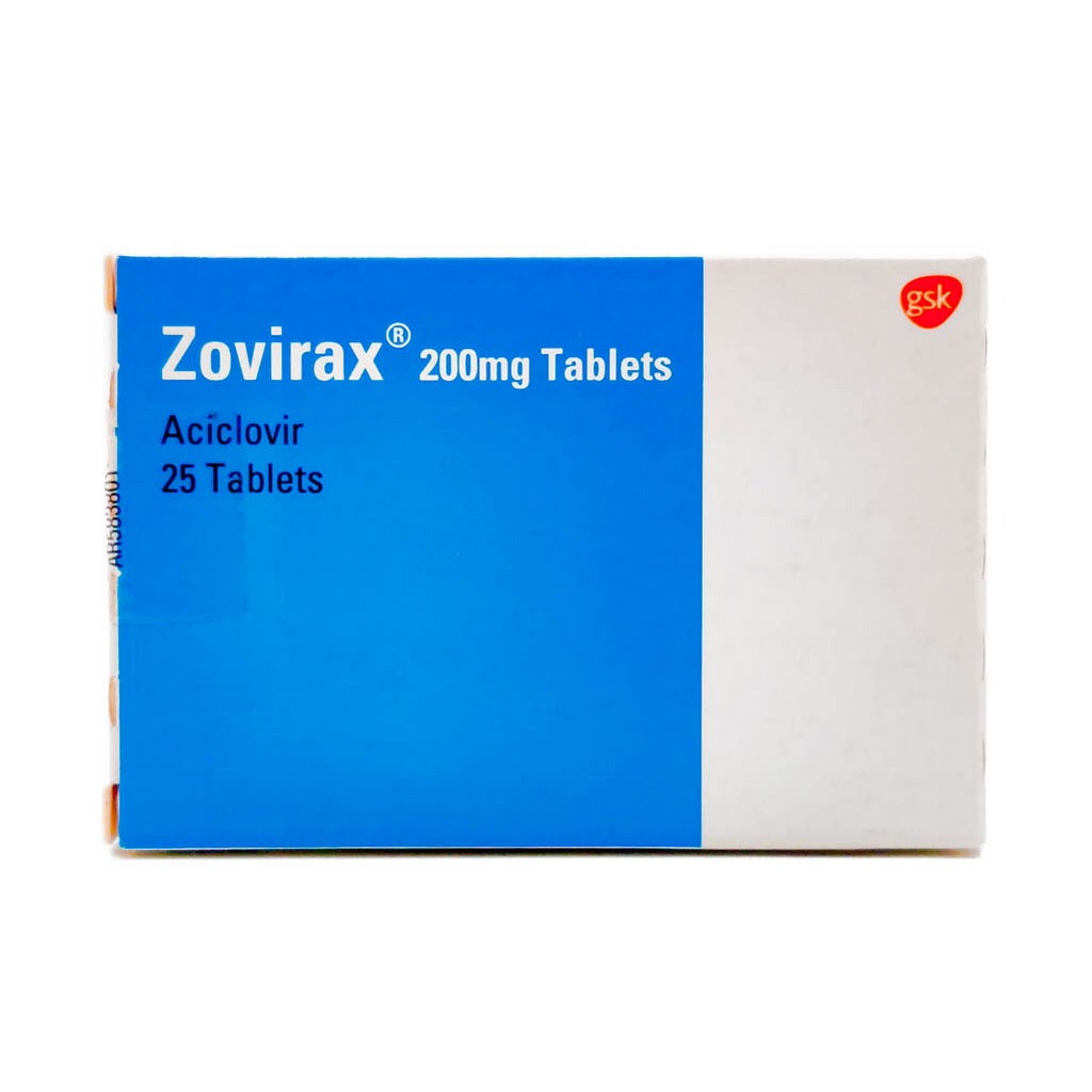 Zovirax 200 Mg Comprimé Boîte De 25